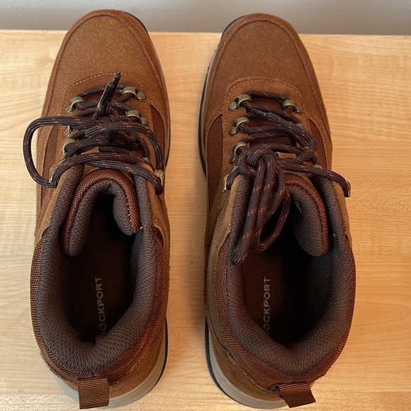 Rockport Dickinson Suede and Leather Lace Up Hiker Boots with Mesh inserts main image 7